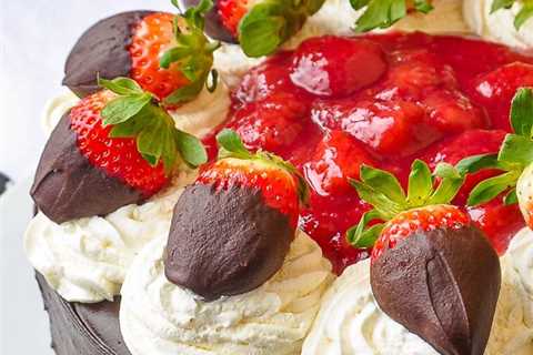 Rum Truffle Strawberry Cheesecake