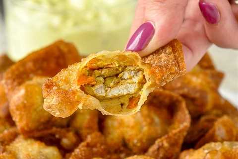 Curry Chicken Stuffed Wontons