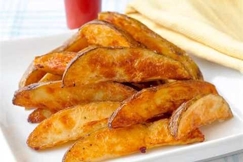 Crispy Baked Wedge Fries