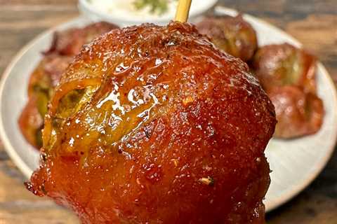 Smoked Bacon Wrapped Brussels Sprouts